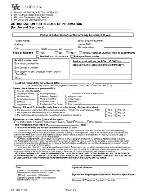 2018 2022 Form Uk Healthcare Co 0005 Fill Online Printable Fillable