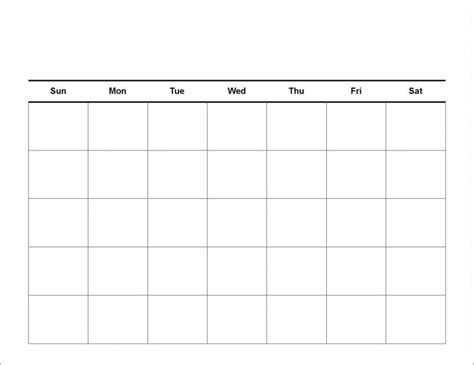 7 Day Schedule Template Printable Calendar Template 2022