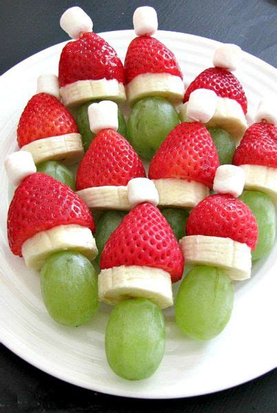 Sometimes party snacks get repetitive and boring, therefore you could try something new and surprise your guests with these cute recipes. Healthy Christmas Snacks - Clean and Scentsible