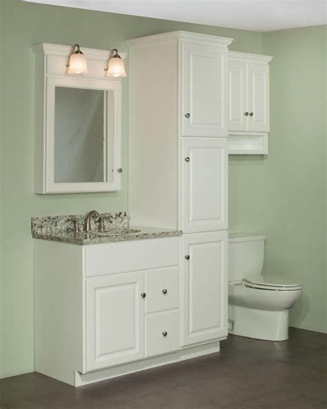 Crosley furniture tara bathroom linen cabinet, vintage gray. Matching Bathroom Vanity And Linen Cabinet - Bathroom ...