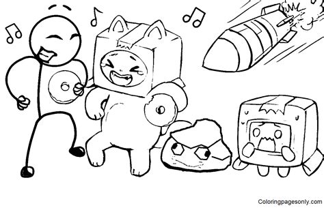 LankyBox Coloring Pages - Coloring Pages For Kids And Adults