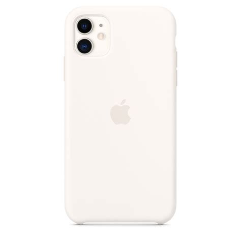 Iphone 11 Silicone Case Soft White Apple