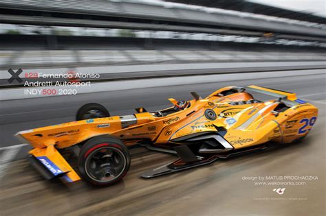 Former minardi f1 driver adrián campos gave alonso his first. Fernando Alonso INDY500 Concept Race Car for 2020 by Matus ...