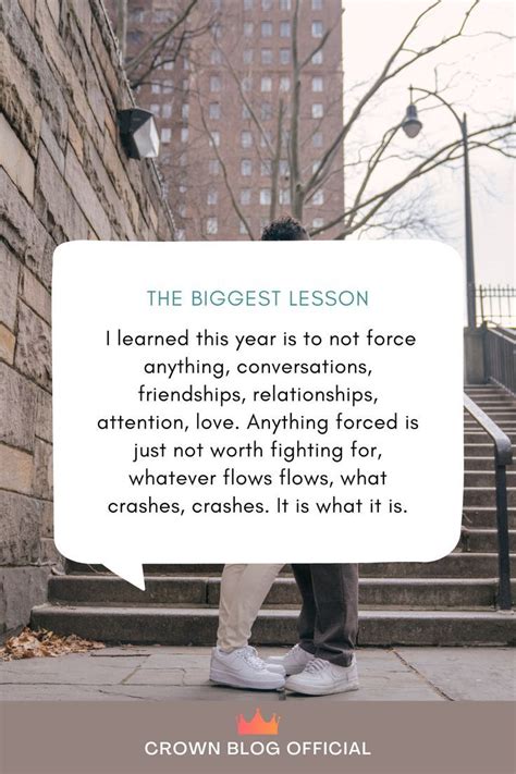 The Biggest Lesson I Learned This Year Life Lesson Quotes Lesson