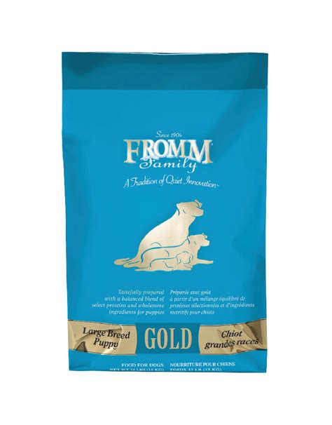 Large breed puppy gold has lower protein and fat than traditional puppy food to provide the large breed puppy with an optimum level of. Fromm | Gold Large Breed Puppy Dog Food - Lucky Pet, LLC