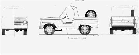 Ford Bronco 1963 Blueprint Download Free Blueprint For 3d Modeling