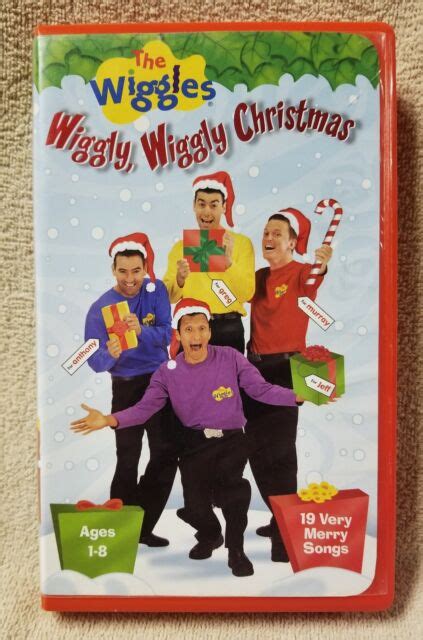 Wiggles The Wiggly Wiggly Christmas Vhs 2000 Clam Shell For Sale