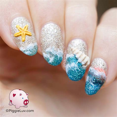 Son Of A Beach Nail Art Beach Nail Designs Beach Nail Art Beach Nails