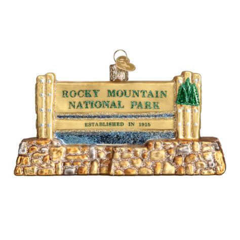 Old World Christmas Rocky Mountain National Park Ornament Winterwood