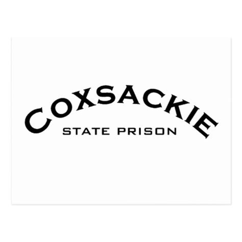 Coxsackie State Prison Logo Postcard Zazzle