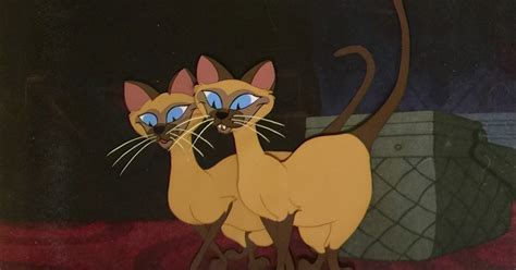 animation collection original production animation cels of si and am the siamese cats from
