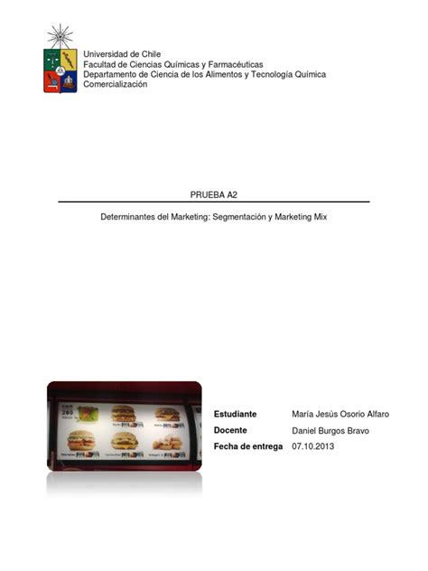 The most flexible and dynamic marketing plan in the world. Segmentación y Marketing Mix | Mc Donald's | Hamburguesas