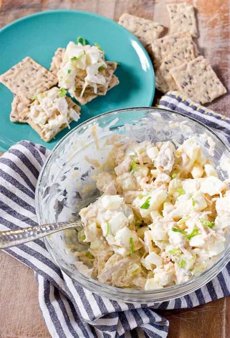 Oct 27, 2020 · ingredients 1 12.5 oz can chicken 1/3 c mayonnaise 1/4 c grated parmesan 3/4 t pepper Southern Chicken Salad | a no cook, gluten free recipe