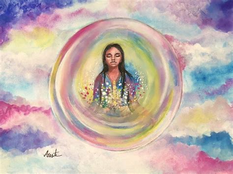 Inner Peace By Sara Arasteh Surrealism Painting Peace