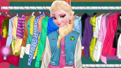 Frozen Elsa Modern Fashion Dress Up Online Game Youtube
