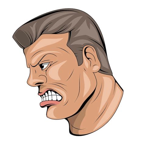 Premium Vector Evil Man Vector Illustration Of A Evil Sinister Man