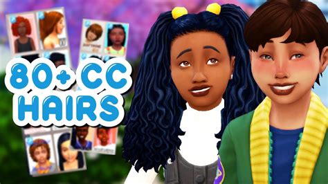 Maxis Match Kids Hair Collection Links The Sims 4 Cc Showcase Youtube