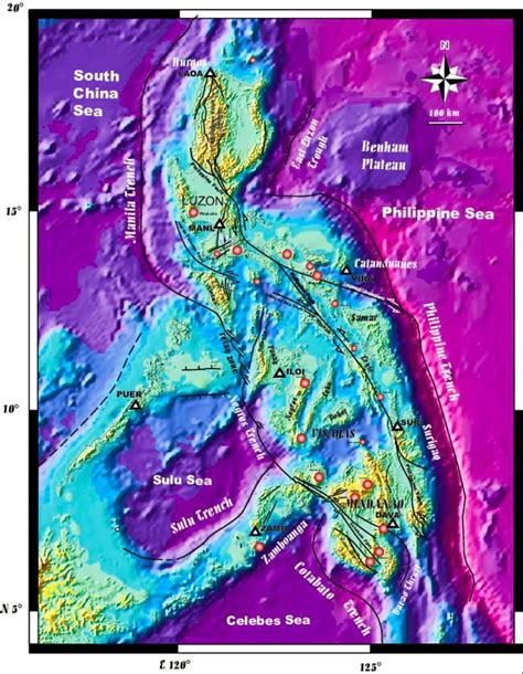 Tectonic Setting Of The Philippines Showing Active Subduction Systems