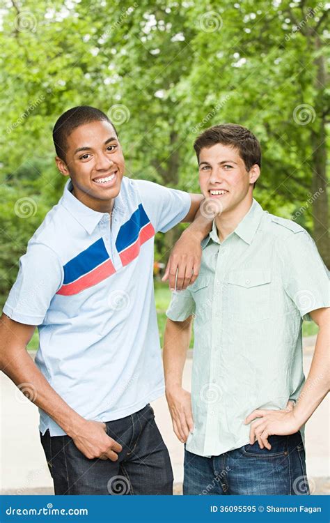Two Young Male Friends Royalty Free Stock Photo Image 36095595