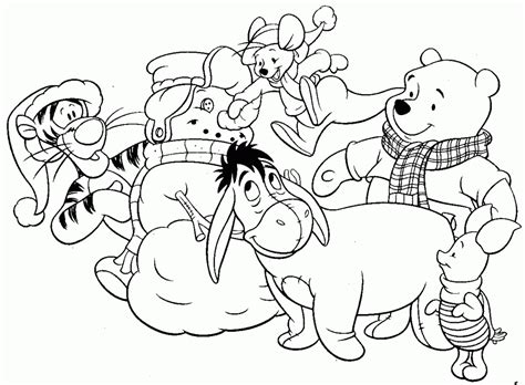 Coloriage de noel disney gratuit à imprimer et colorier