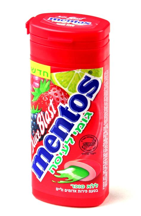 Mentos Juicy Blast Wildberry And Lime Gum 10ct Box • Mentos Sugar Free