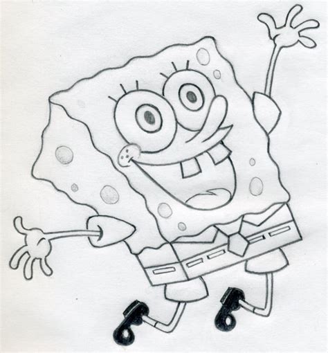 Spongebob Squarepants Drawing Easy Draw Spongebob Squarepants With