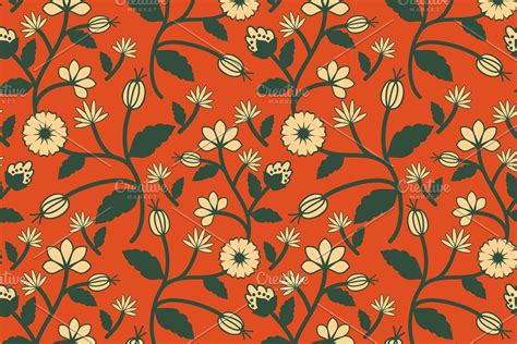 Floral Pattern Custom Designed Graphic Patterns ~ Creative Market