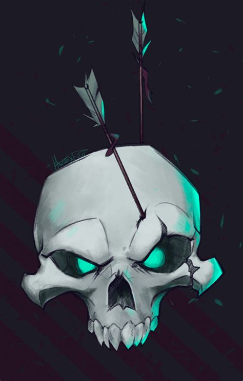 Artstation Skull Avatar