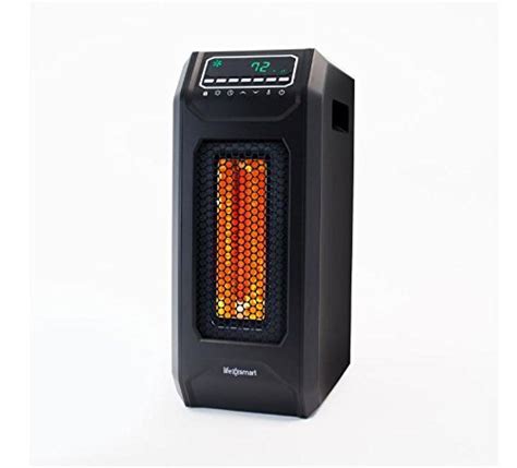 Life Smart Medium Room Quartz Infrared Tower Heater