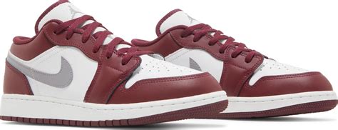 Giày Nike Air Jordan 1 Low Gs Cherrywood Red 553560 615