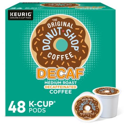 The Original Donut Shop Decaf Medium Roast K Cup Coffee Pods 48 Ct