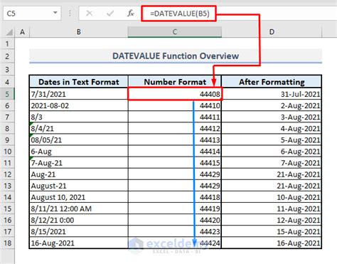 How To Use Datevalue Function In Excel 6 Suitable Examples