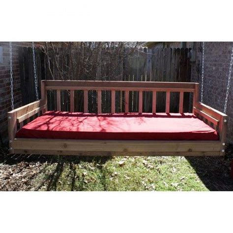 Lone Star Swing Co The San Antonio Red Cedar Daybed Swing Daybed