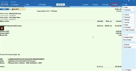 Gstzen E Invoice Tally Prime Integration