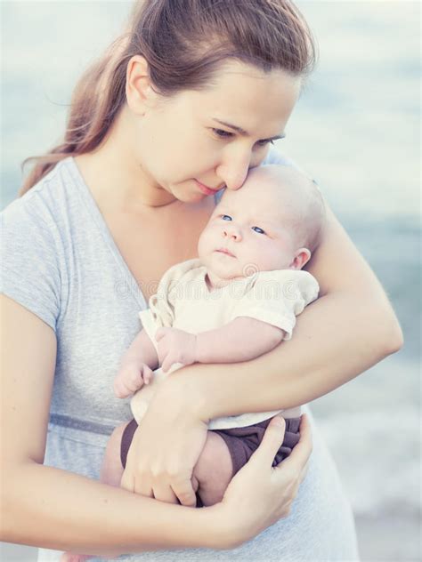 Mother And Baby Stock Photo Image Of Holding Happy 32284166
