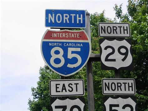 North Carolina Interstate 85 And U S Highway 29 Aaroads Shield