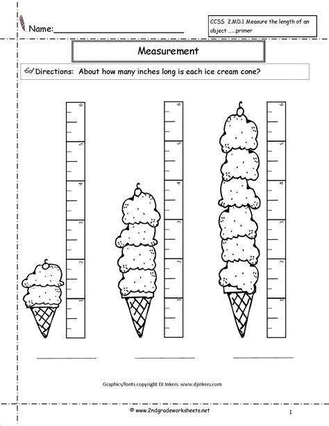11 Best Images of Kindergarten Measurement Worksheets Free ...