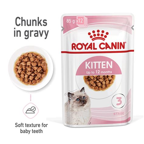 Buy Royal Canin Kitten Instinctive Gravy Wet Cat Food Pouches Online