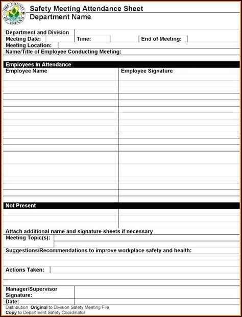 Toolbox Safety Meeting Template Template 2 Resume Examples Djvakpe9jk