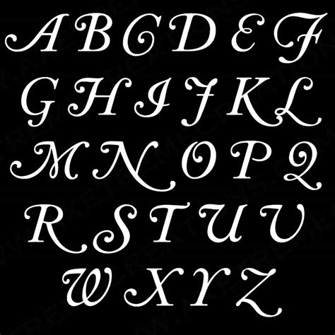 Different Styles Letter Fonts Materidiklatpmi