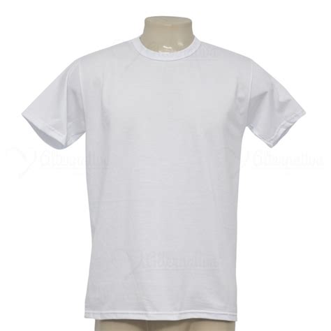 Camiseta Branca Adulto Algodão