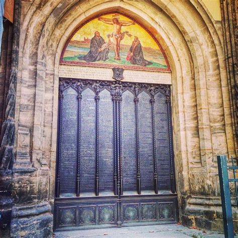 October 31 1517 Luther Nailed His 95 Theses To The Door Of The Castle