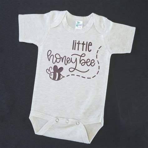 Cute Baby Clothes Little Honey Bee Infant Bodysuit Cute Baby