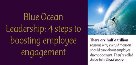 Capiche Blue Ocean Leadership 4 Steps To Boosting Employee Engagement