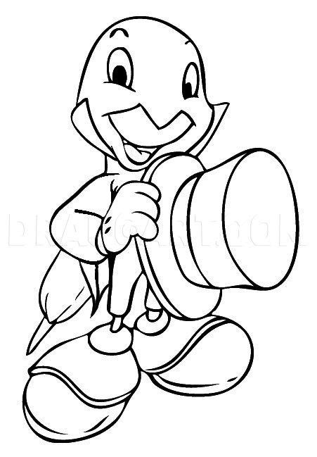 Learn How To Draw Jiminy Cricket With This Step By Step Guide