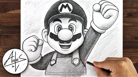 How To Draw Super Mario Drawing Tutorial Youtube