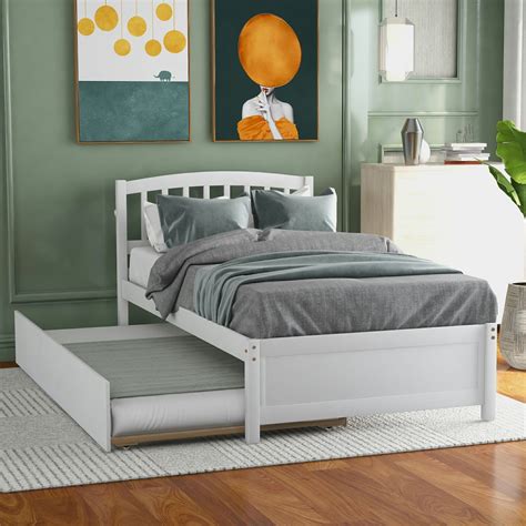 Twin Daybed With Trundle And Headboard Twin Size Sofa Bed Frame For