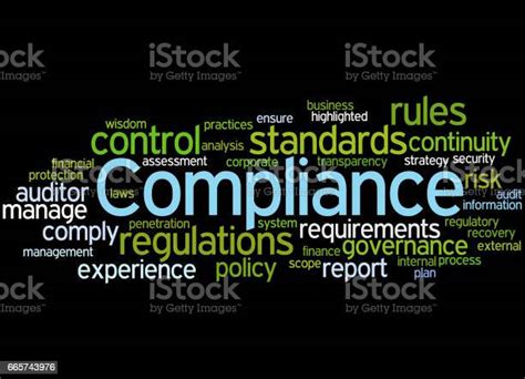 Compliance Word Cloud Concept 4 Stock Illustration Download Image Now