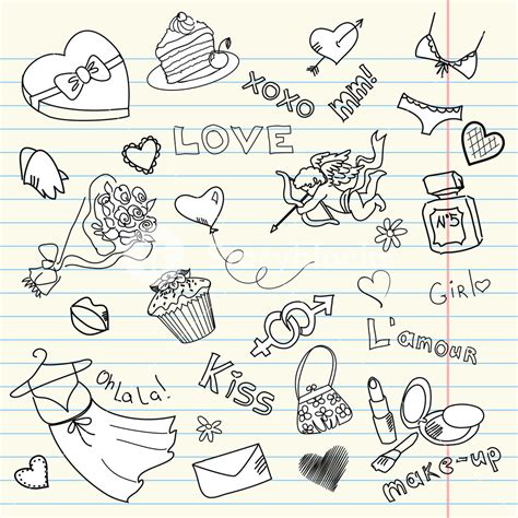 Love Doodles Royalty Free Stock Image Storyblocks