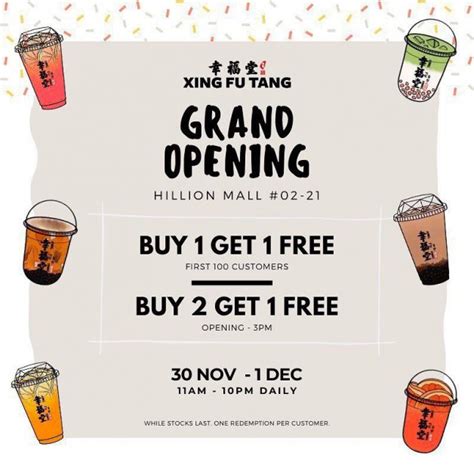 Order your food or groceries from xing fu tang delivery to your home or office check full menu and items safe & easy payment options. Xing Fu Tang (幸福堂) now open in Hillion Mall, offers 1-for ...